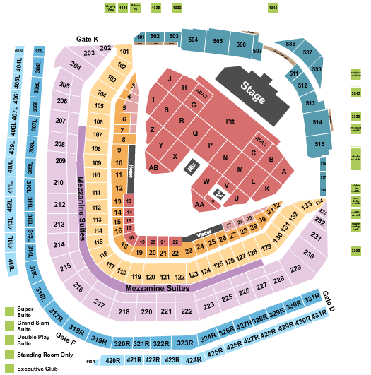 Wrigley Field Wrigley Field Seating Chart